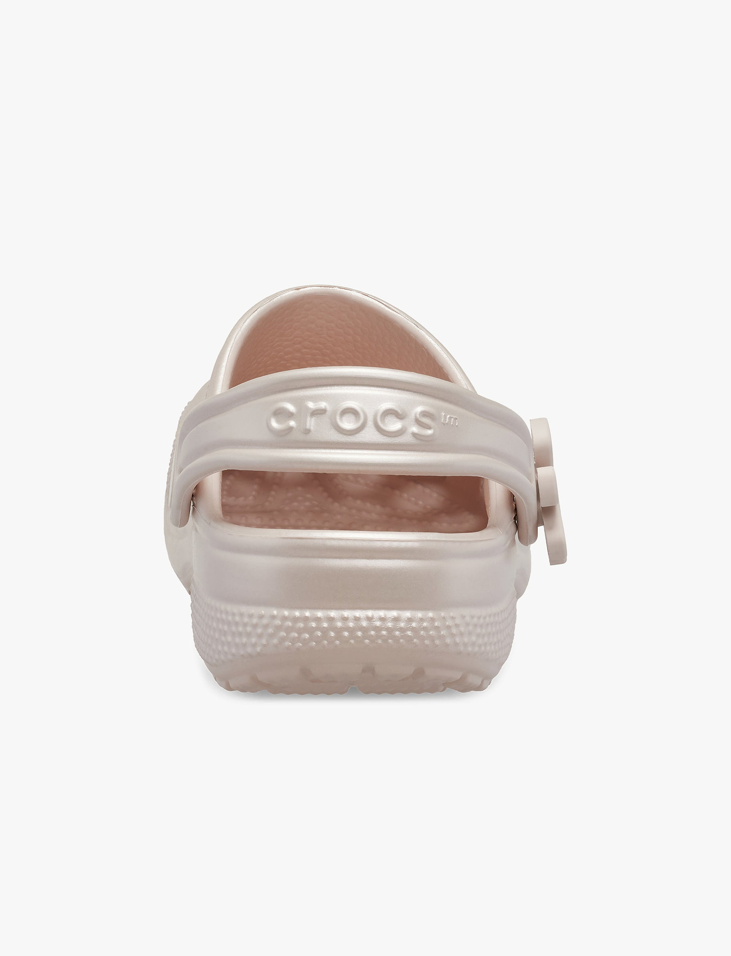 Crocs Kids' Classic Pearl Shine Clog - כפכפי קרוקס פנינה לילדים בצבע קוורץ