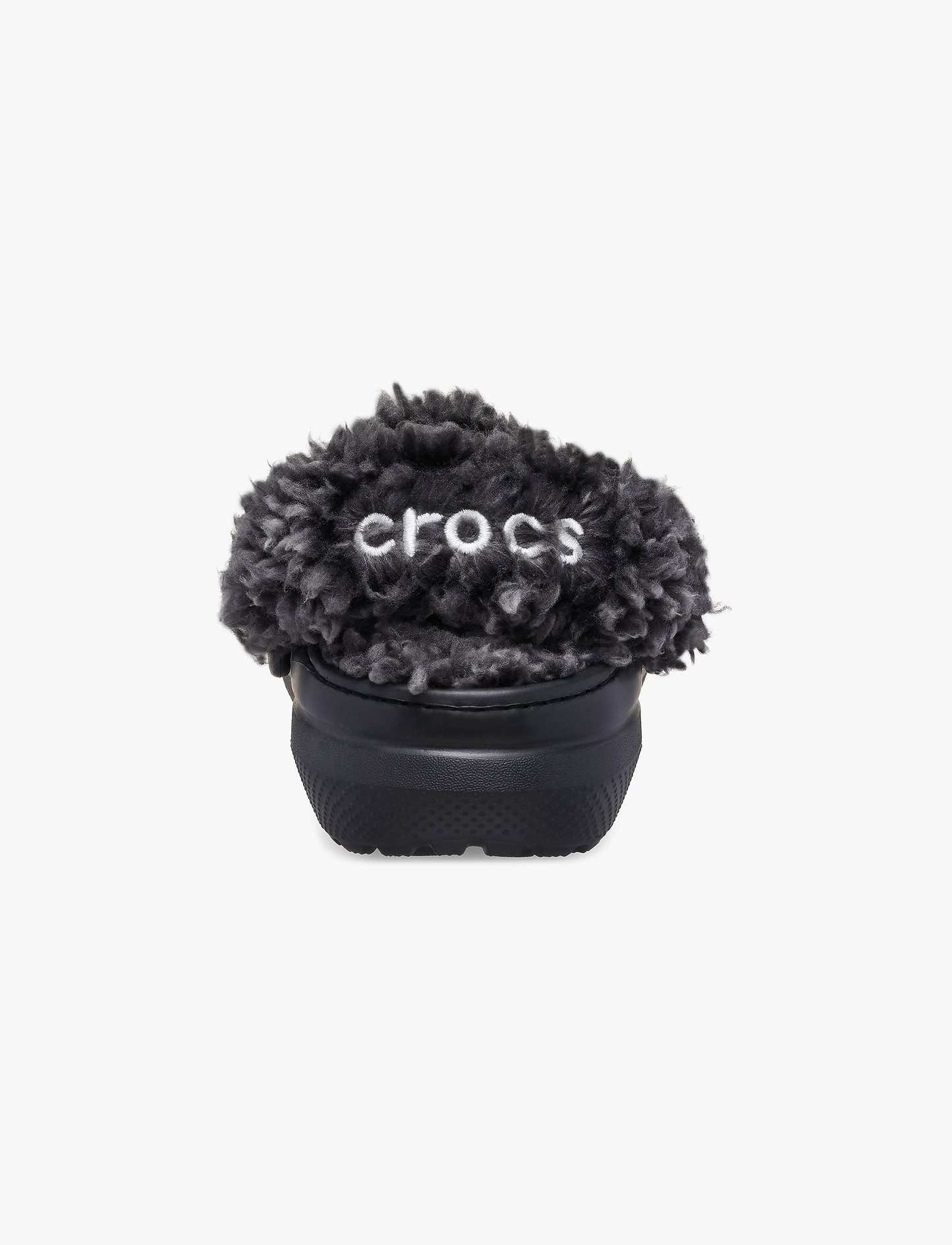 Crocs Classic Fleece Lined Clog K - כפכפי קלוג קרוקס פרוותיים בצבע שחור