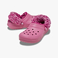 Crocs Classic Fleece Lined Clog K - כפכפי קלוג קרוקס פרוותיים בצבע ורוד