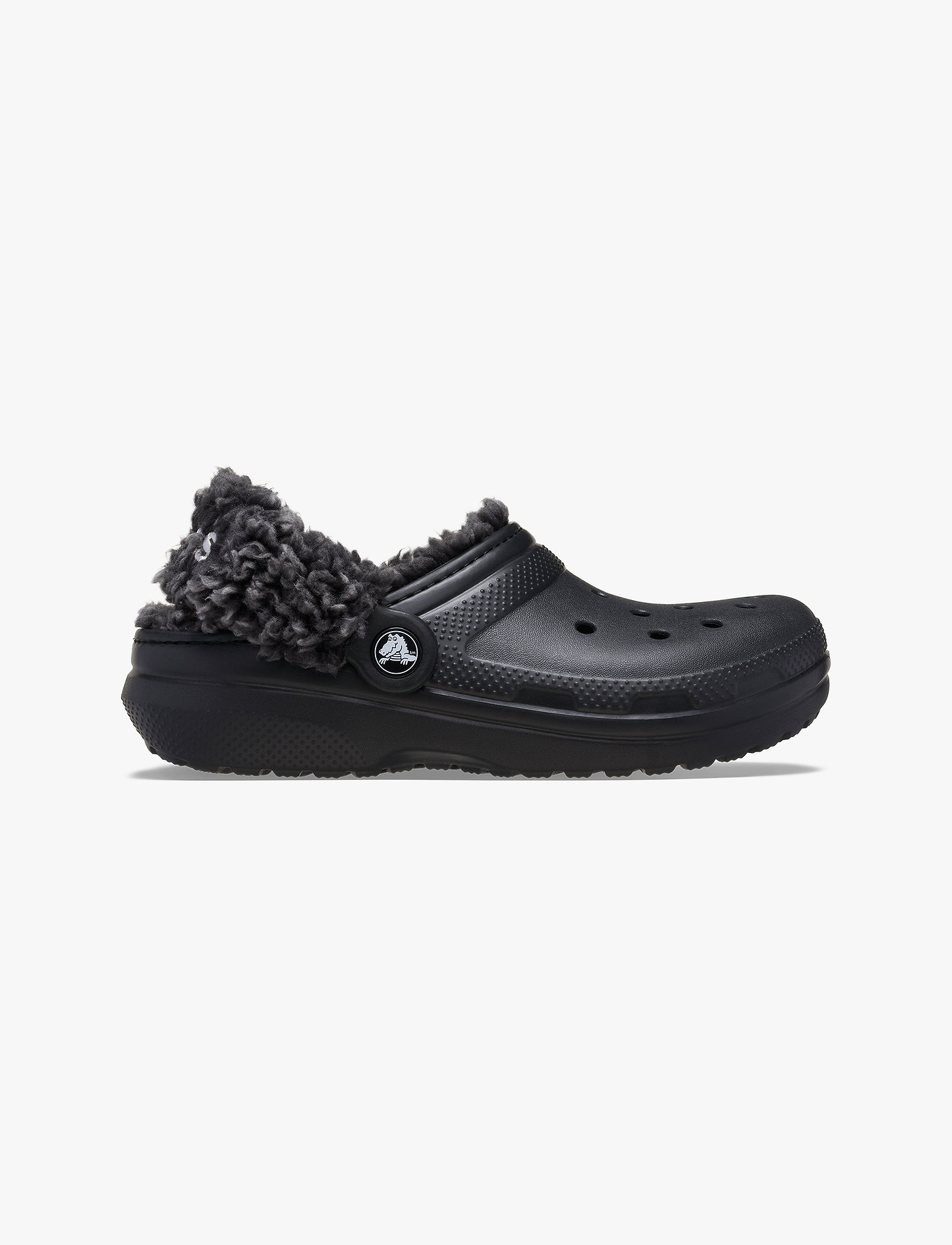 Crocs Toddler Classic Fleece Lined Clog - כפכפי פרווה קרוקס בצבע שחור לילדים מידות קטנות