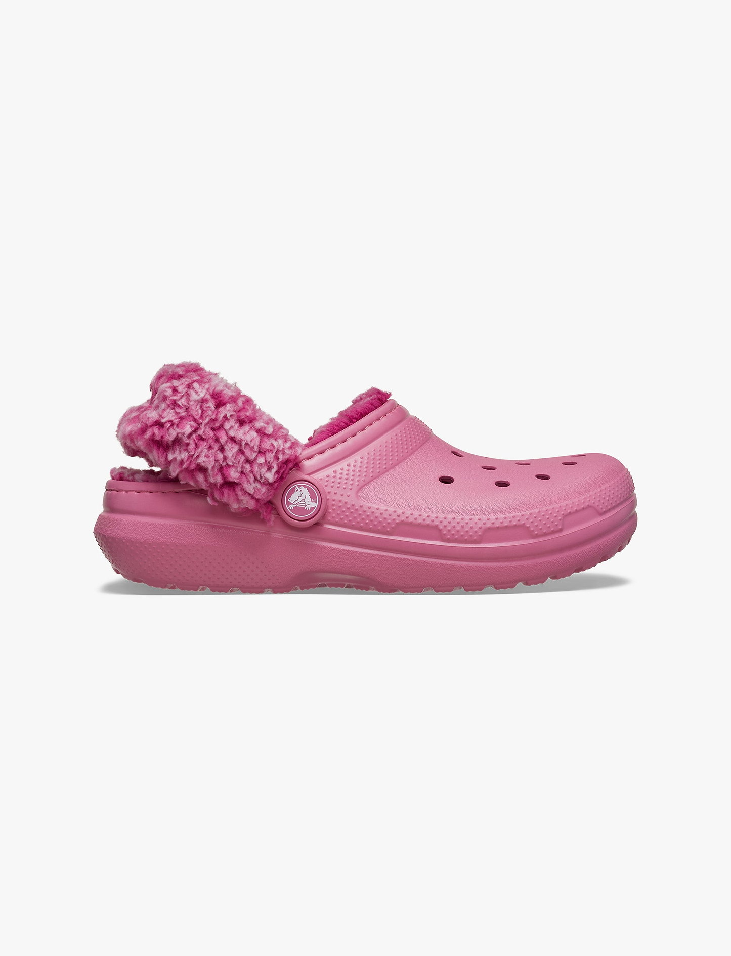 Crocs Toddler Classic Fleece Lined Clog - כפכפי פרווה קרוקס בצבע ורוד לילדים מידות קטנות
