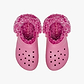 Crocs Toddler Classic Fleece Lined Clog - כפכפי פרווה קרוקס בצבע ורוד לילדים מידות קטנות