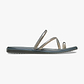 Crocs Miami Jelly Toe Loop Sandal - סנדלי קרוקס מיאמי לנשים בצבע קרבון ג'לי