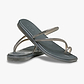 Crocs Miami Jelly Toe Loop Sandal - סנדלי קרוקס מיאמי לנשים בצבע קרבון ג'לי