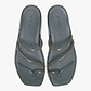 Crocs Miami Jelly Toe Loop Sandal - סנדלי קרוקס מיאמי לנשים בצבע קרבון ג'לי