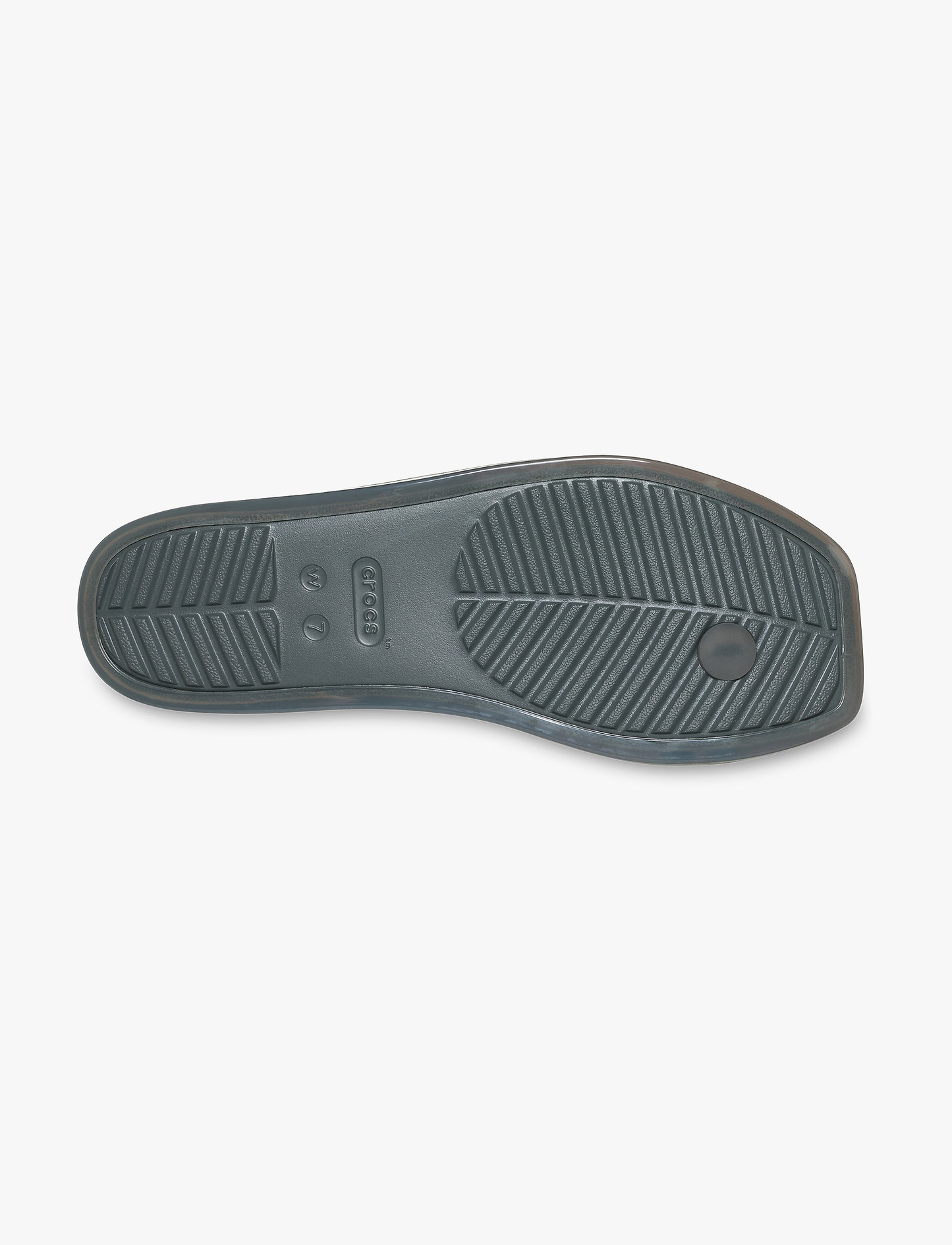 Crocs Miami Jelly Toe Loop Sandal - סנדלי קרוקס מיאמי לנשים בצבע קרבון ג'לי