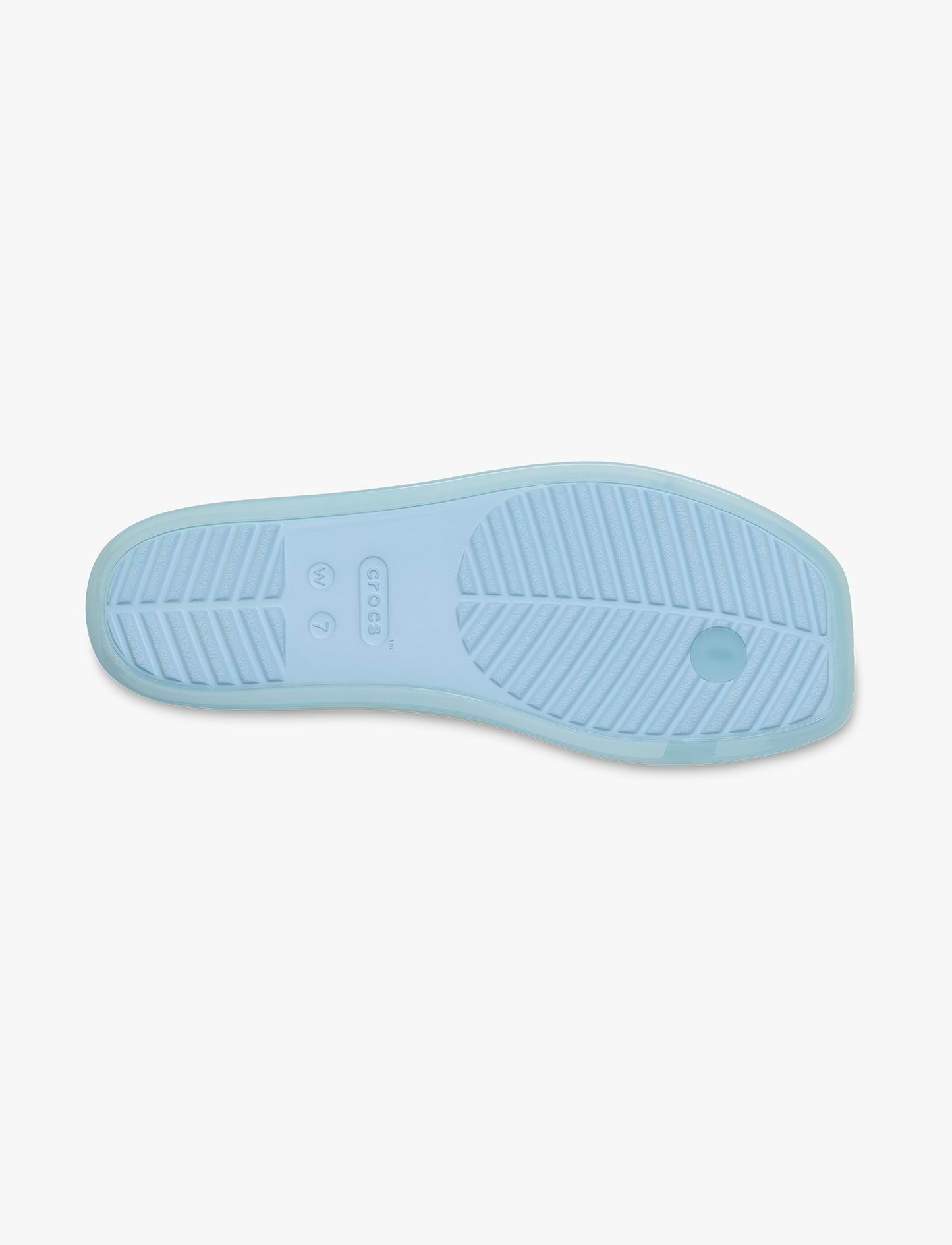 Crocs Miami Jelly Toe Loop Sandal - סנדלי קרוקס מיאמי לנשים בצבע כחול שמיים ג'לי