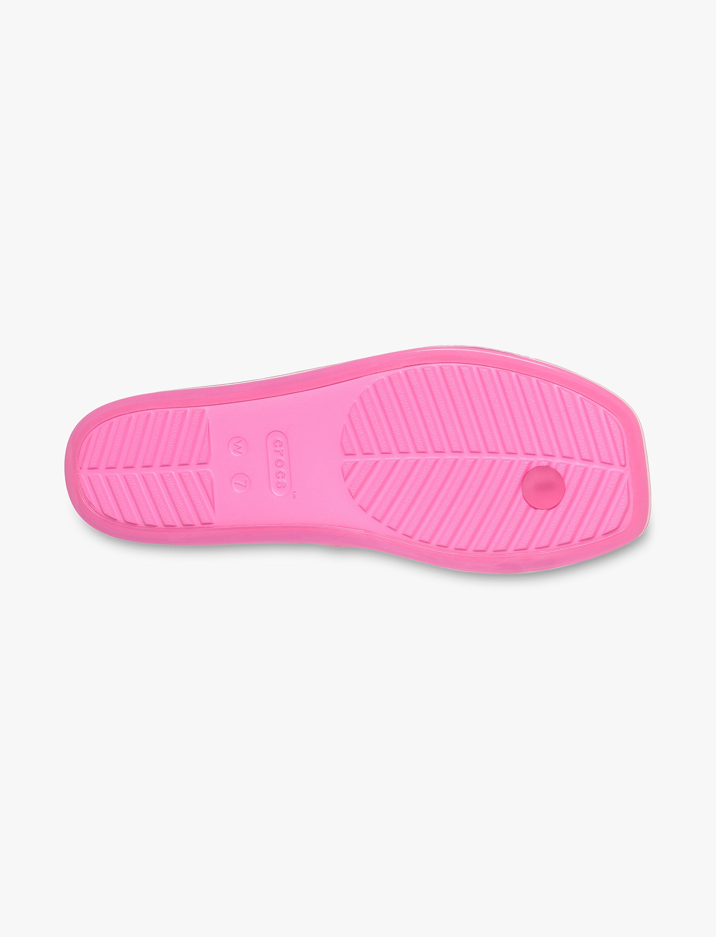 Crocs Miami Jelly Toe Loop Sandal - סנדלי קרוקס מיאמי לנשים בצבע ורוד לימונדה ג'לי