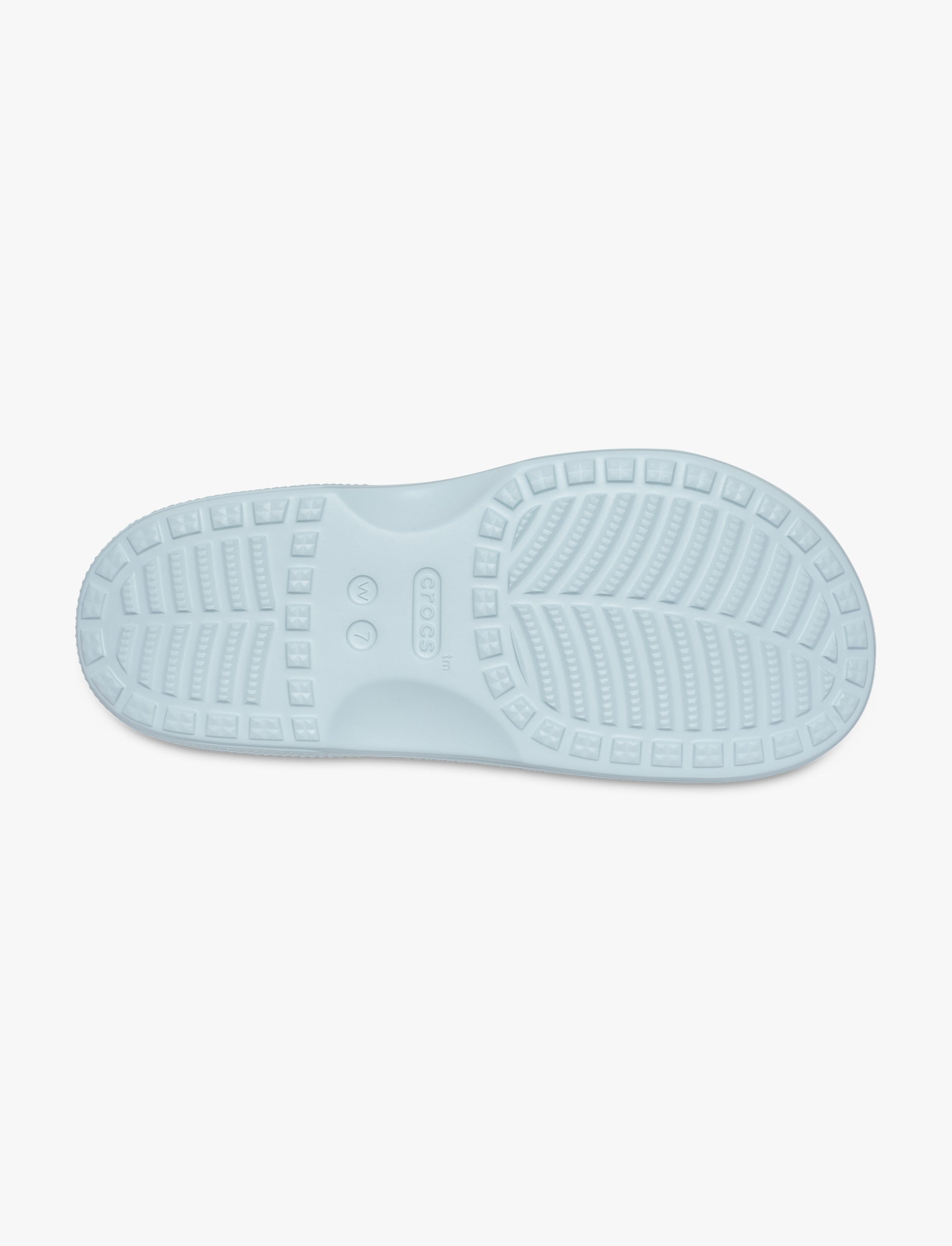 Crocs Saturday Enamel Buckle Sandal - כפכפי קרוקס לנשים בצבע קרח מאודה