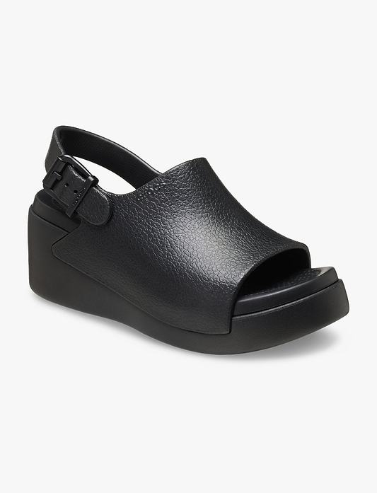 Crocs Dylan Platform Slide - סנדלי פלטפורמה קרוקס דילן בצבע שחור לנשים