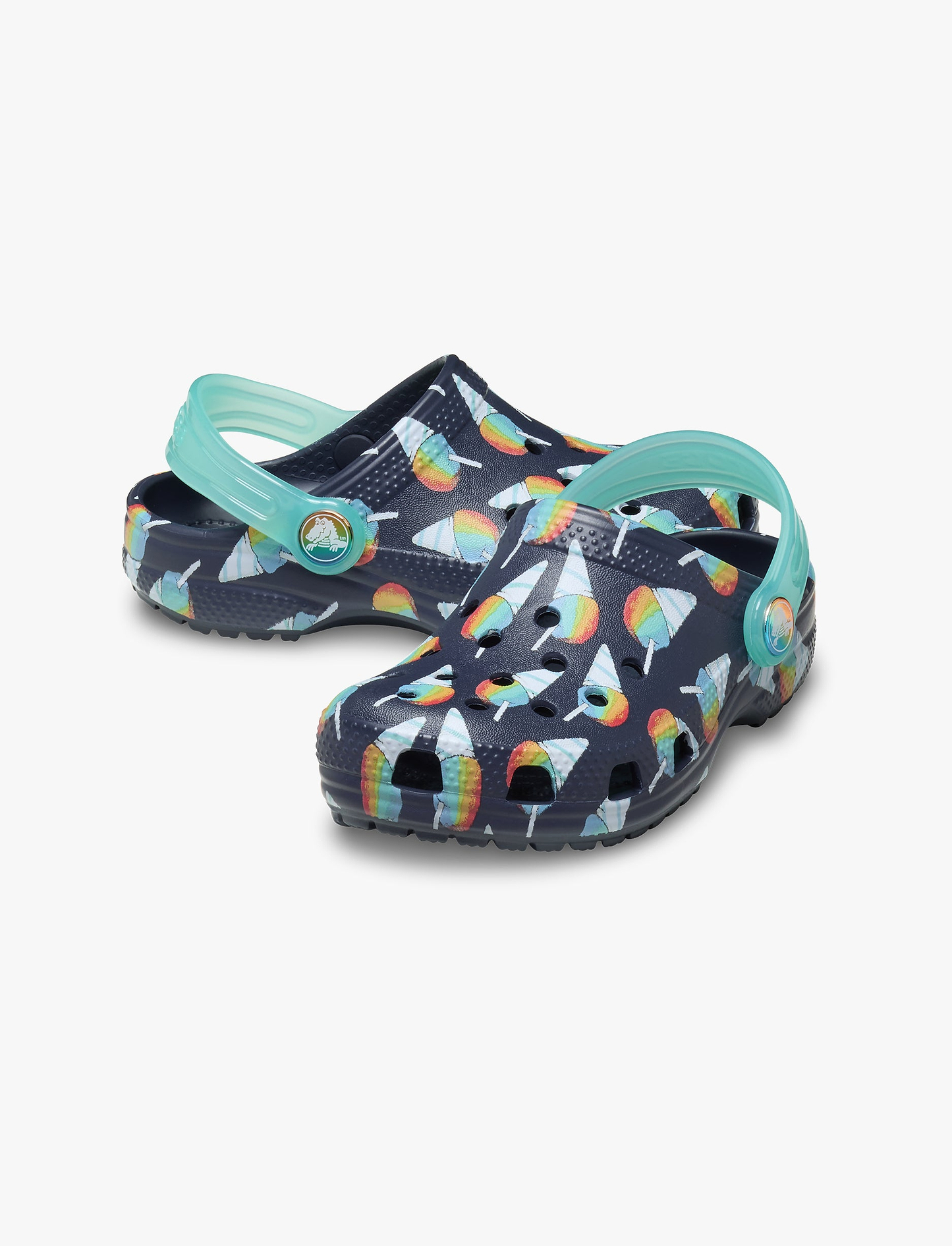 Classic Snow Cone Clog T - כפכפי קלוג קרוקס לילדים מידות קטנות בצבע נייבי