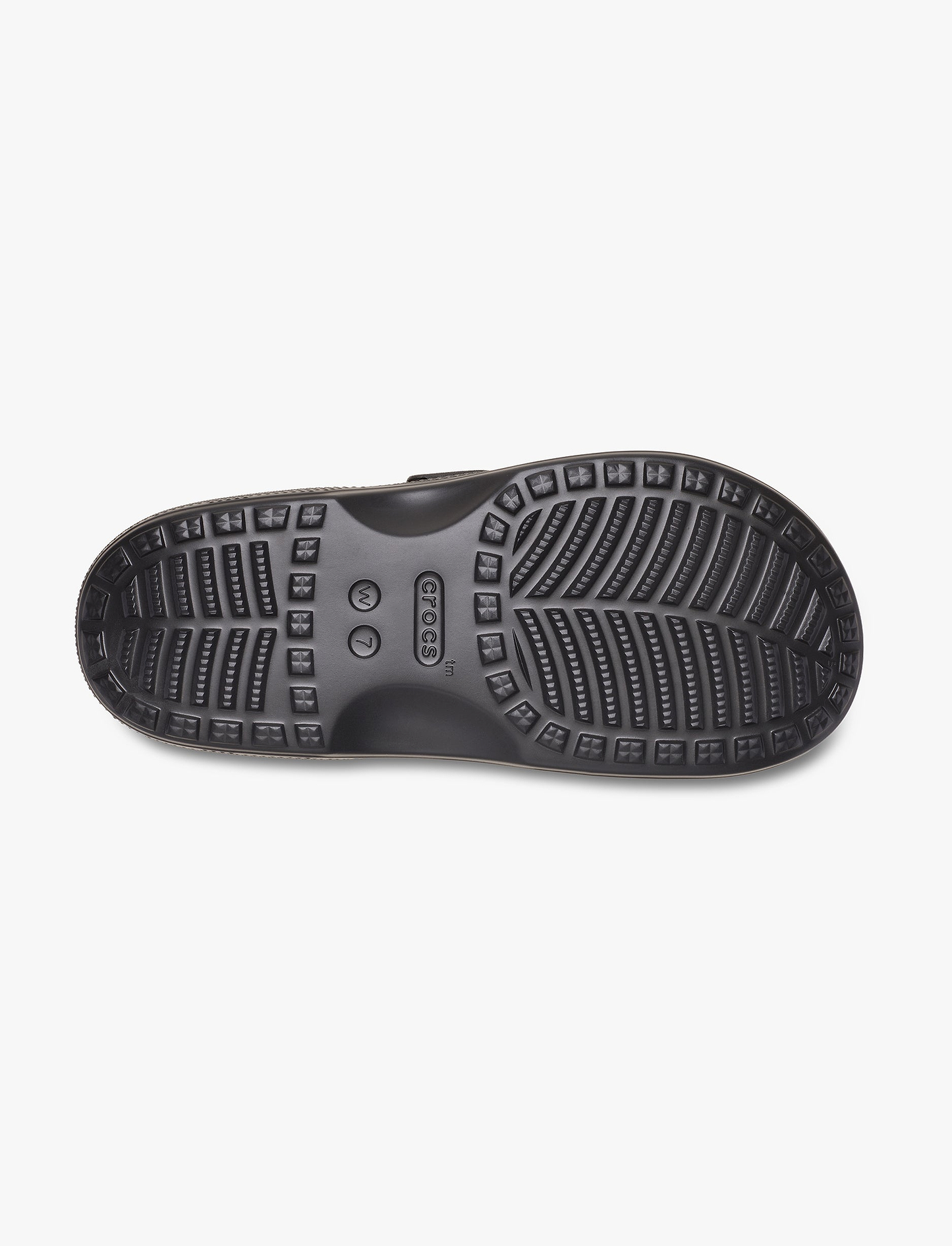 Crocs Saturday Metallic Buckle Sandal - סנדלי קרוקס לנשים בצבע שחור