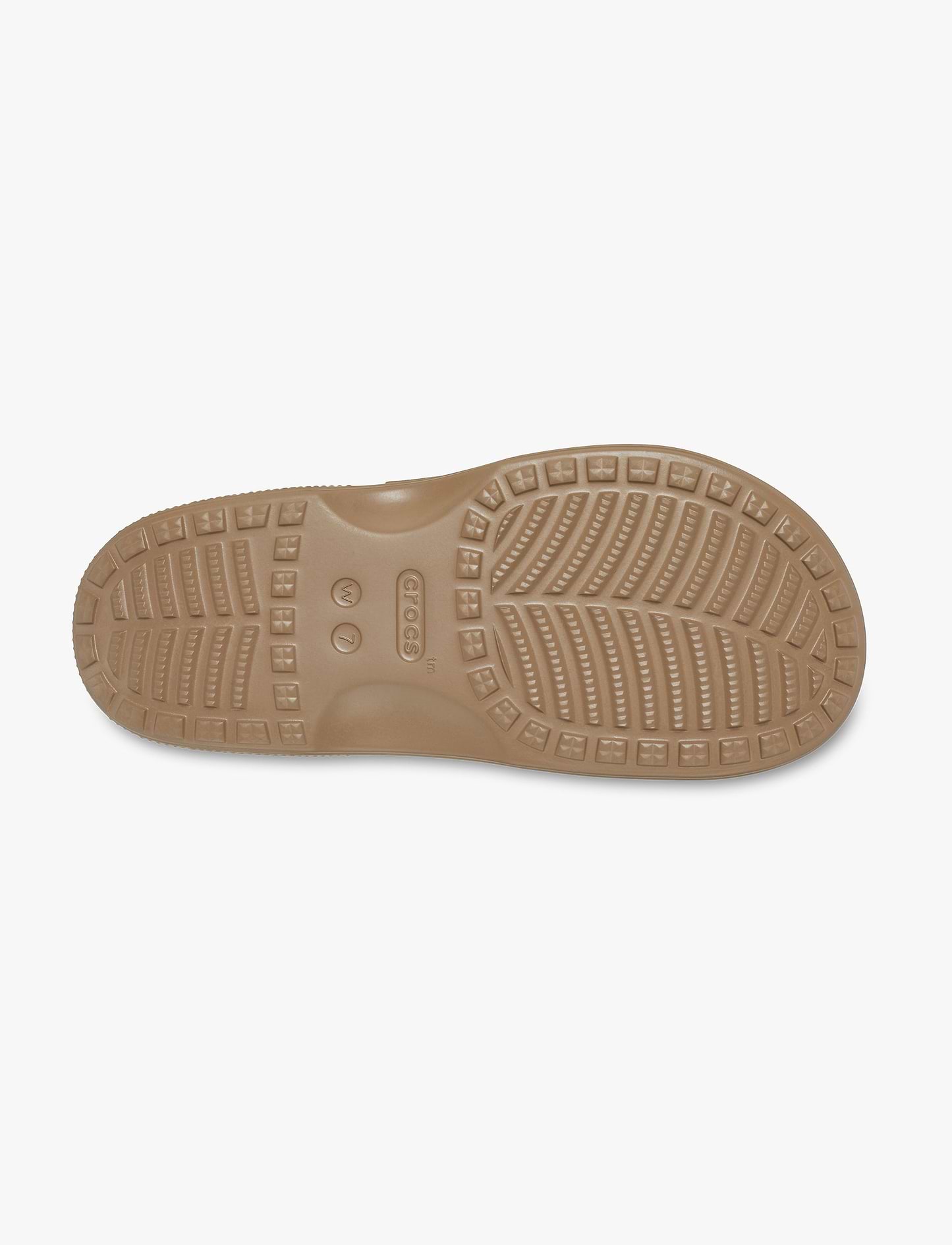 Crocs Saturday Metallic Buckle Sandal - סנדלי קרוקס לנשים בצבע חום כהה ספירה