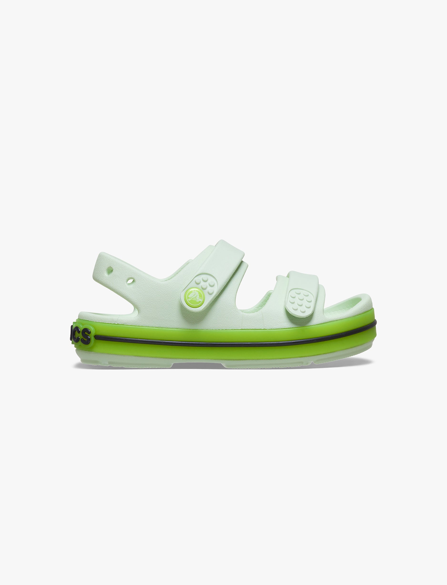 Crocs Crocband Cruiser Neon Band Sandal T - סנדלי קרוקס קרוקבנד לילדים מידות קטנות בצבע ירוק תפוח אייס