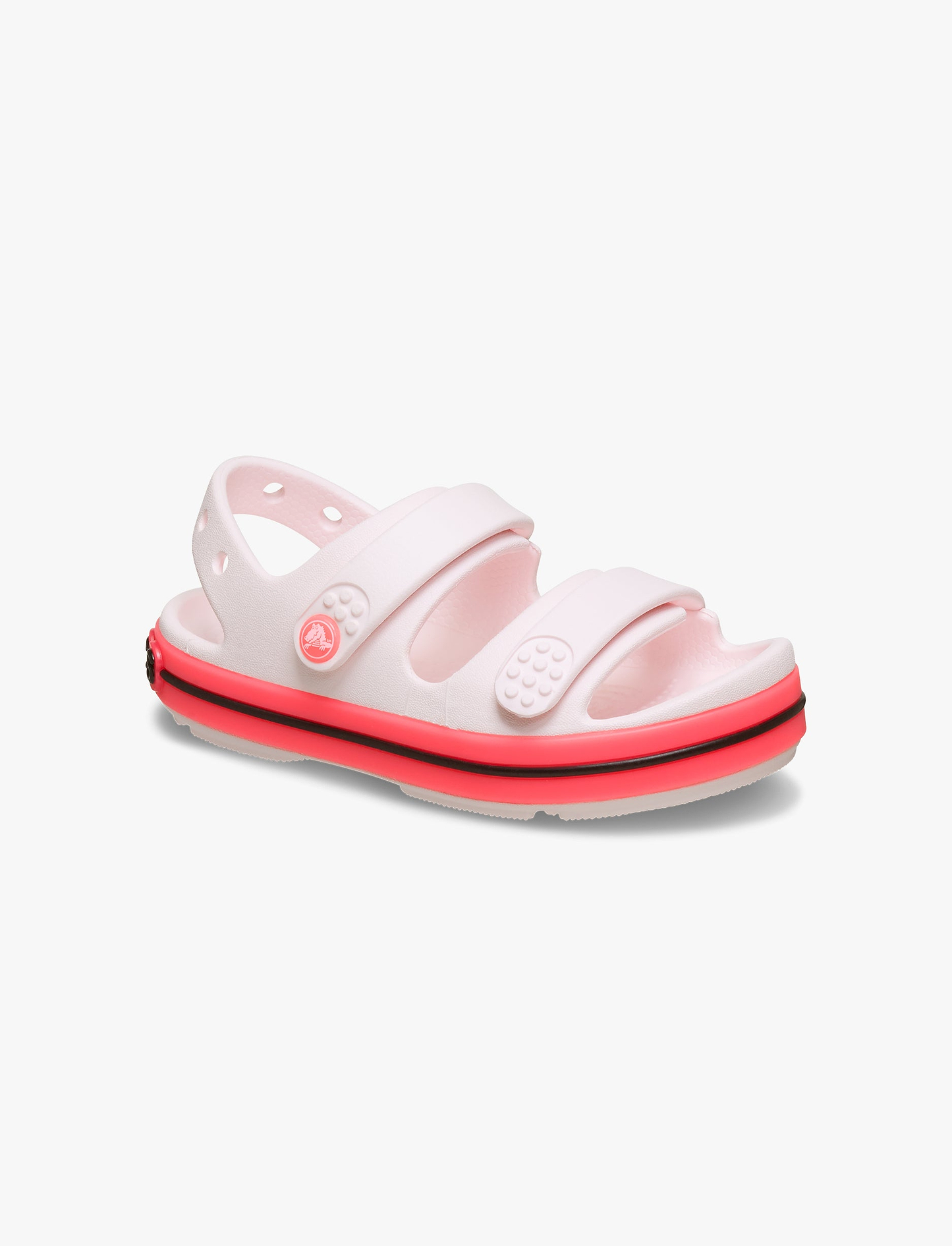 Crocs Crocband Cruiser Neon Band Sandal T - סנדלי קרוקס קרוקבנד לילדים מידות קטנות בצבע ורוד קרחוני/ורוד