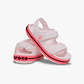 Crocs Crocband Cruiser Neon Band Sandal T - סנדלי קרוקס קרוקבנד לילדים מידות קטנות בצבע ורוד קרחוני/ורוד