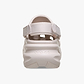 Crocs New Crush Clog - כפכפי פלטפרומה קלוג לנשים בצבע קרם קקאו