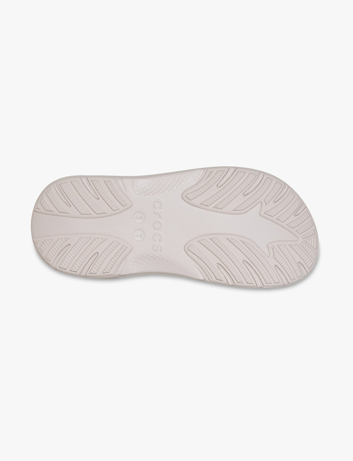 Crocs New Crush Clog - כפכפי פלטפרומה קלוג לנשים בצבע קרם קקאו