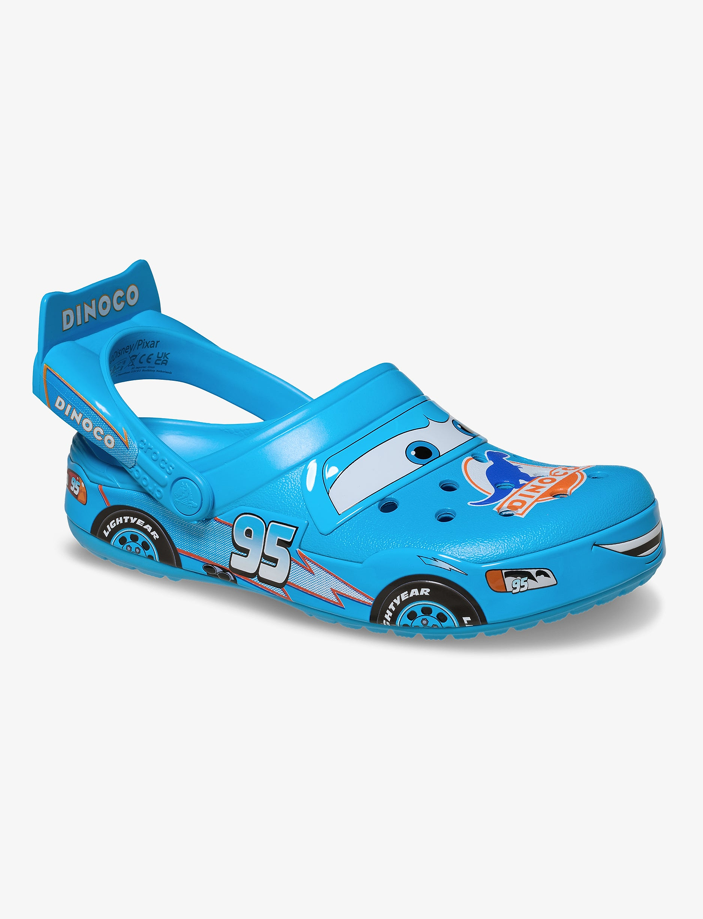 Crocs Disney and Pixar's Lightning McQueen Dinoco Crocband Clog - כפכפי קרוקס ספידי מקווין דינוקו
