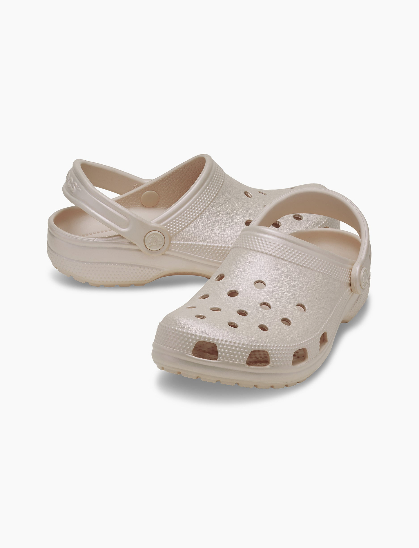 Crocs Classic Pearl Shine Clog - כפכפי קלוג קרוקס לנשים בצבע קוורץ