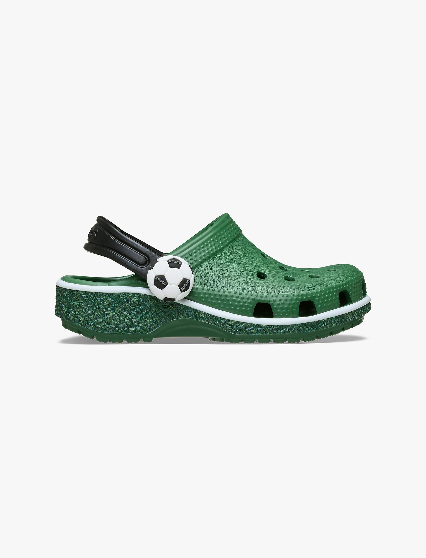 Crocs Classic Soccer Turf - כפכפי קרוקס כדורגל לילדים בצבע ירוק דשא מידות קטנות