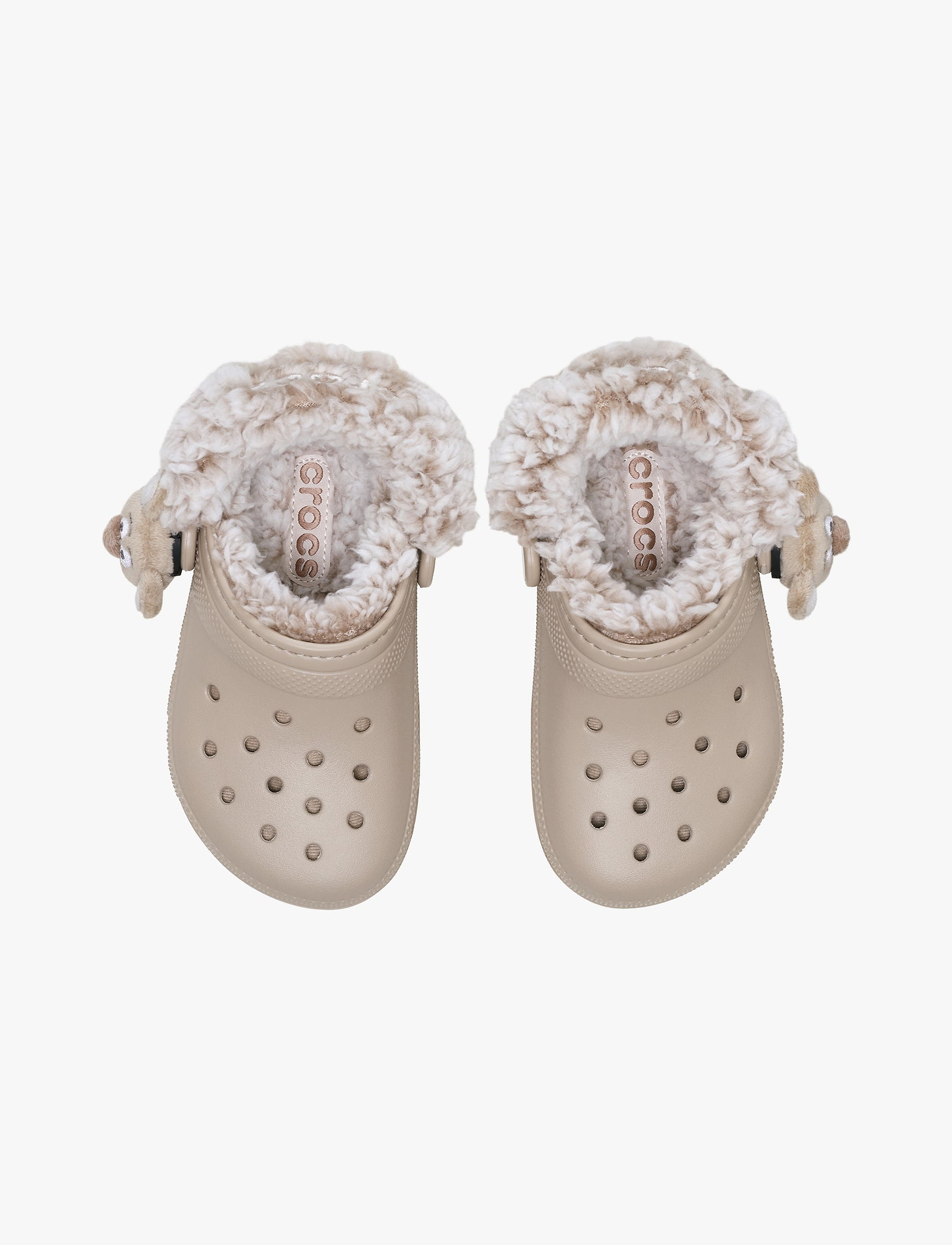 Crocs Classic Bear Plush Fleece Lined Clog T - כפכפי קרוקס קלוג פרוותיים לילדים