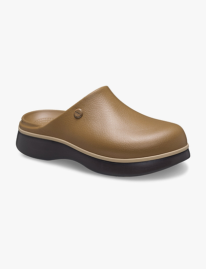 Crocs Dylan Notched Clog - כפכפי קרוקס דילן בצבע חום ספירה/מולטי