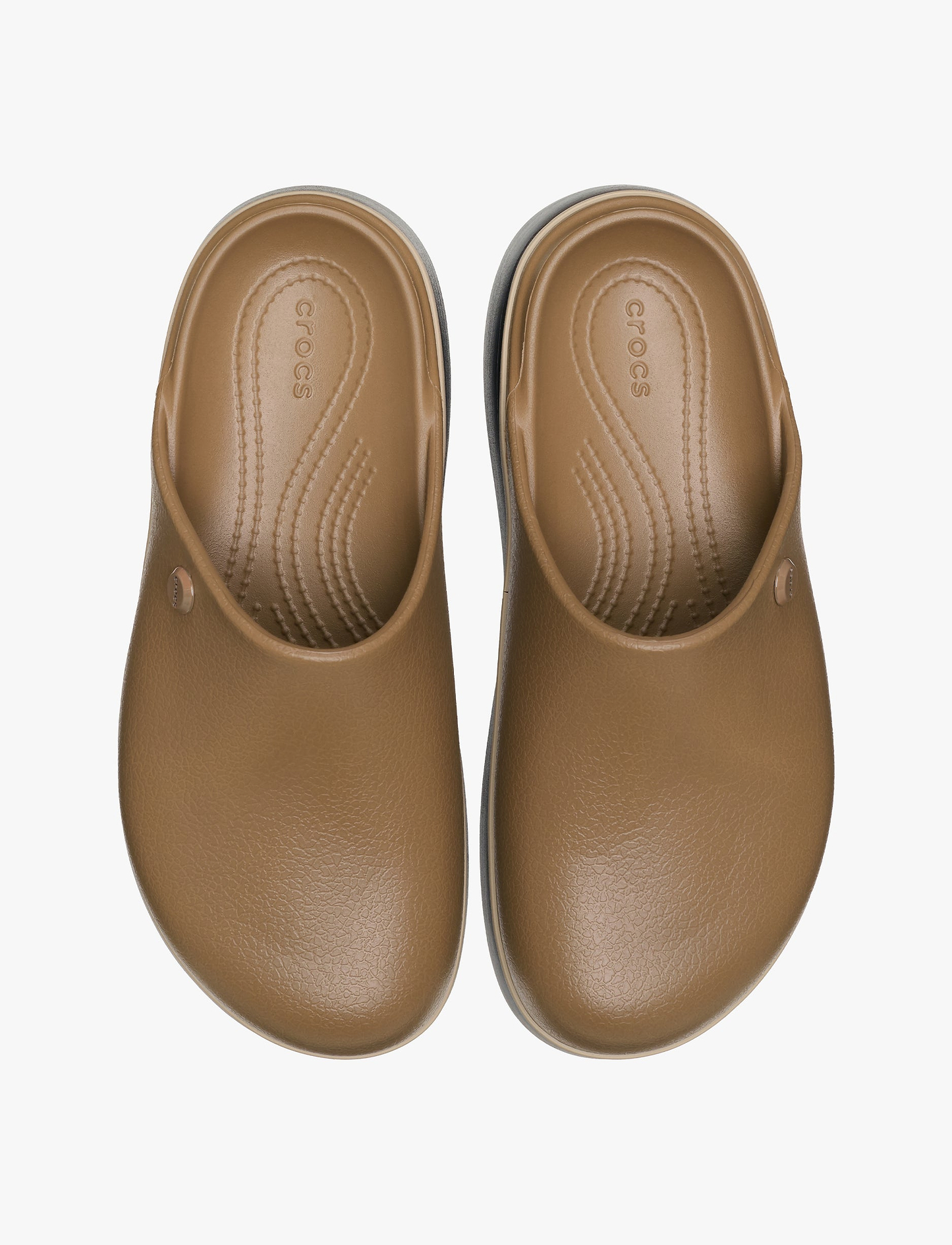 Crocs Dylan Notched Clog - כפכפי קרוקס דילן בצבע חום ספירה/מולטי