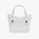 Crocs Small Eva Tote - תיק קרוקס קטן לנשים בצבע לבן
