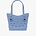 Crocs Small Eva Tote - תיק קרוקס קטן לנשים בצבע כחול ערפל