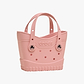 Crocs Small Eva Tote - תיק קרוקס קטן לנשים בצבע ורוד פודרה