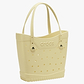 Crocs Medium Eva Tote - תיק קרוקס בינוני לנשים בצבע צהוב בהיר