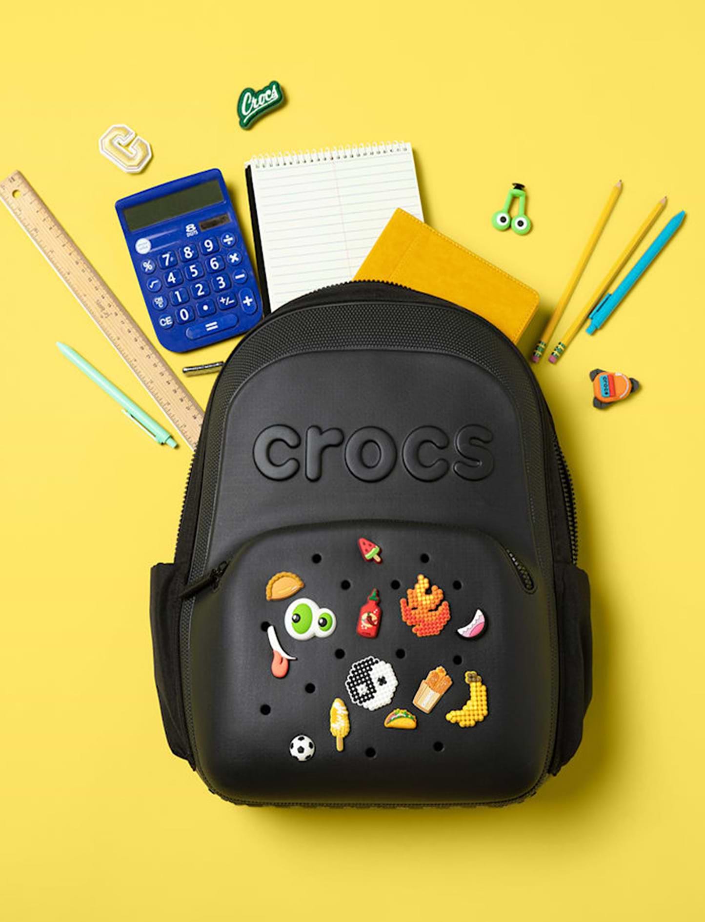 Crocs Backpack - תיק גב קרוקס בצבע שחור