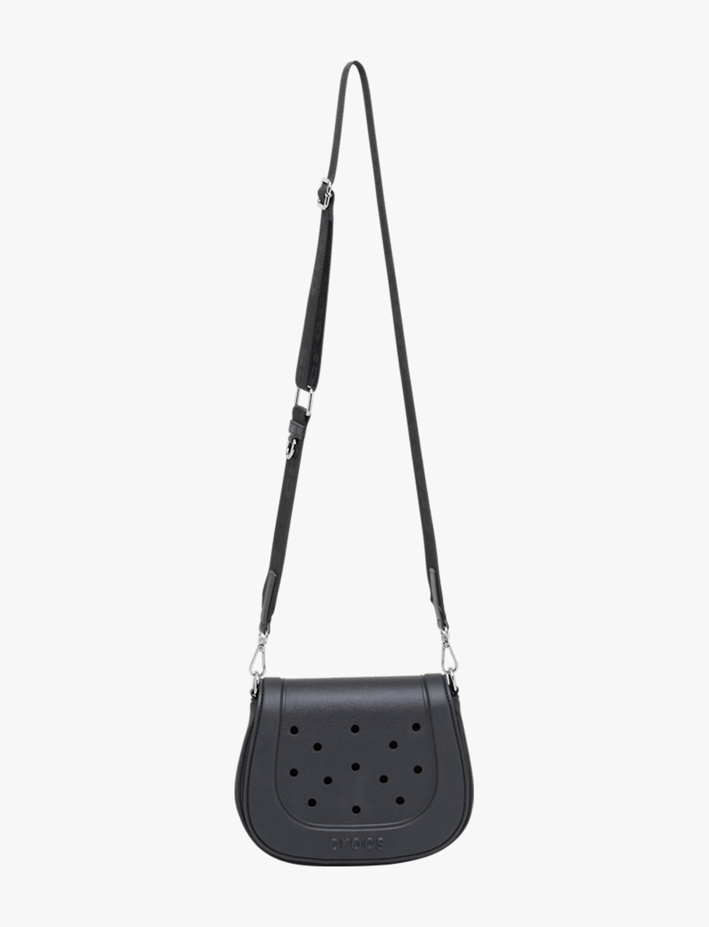 Crocs Crossbody Bag - תיק צד קרוקס לנשים בצבע שחור