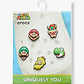 Crocs Jibbitz charms Super Mario - מארז 5 ג'יביטים קרוקס