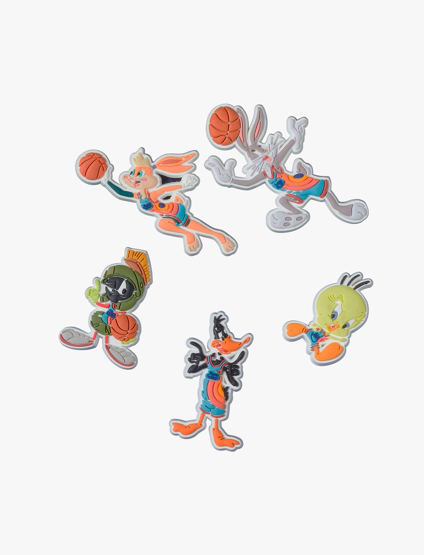 Crocs Jibbitz charms Space Jam - מארז 5 ג'יביטים קרוקס