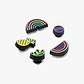 Crocs Jibbitz Lights Up Fun - מארז 5 ג'יביטים קרוקס