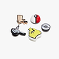 Crocs Jibbitz charms Elevated Pokemon - מארז 5 ג'יביטים קרוקס
