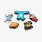 Crocs Jibbitz Disneys Pixar - מארז 5 ג'יביטים קרוקס