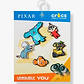 Crocs Jibbitz Disneys Pixar - מארז 5 ג'יביטים קרוקס