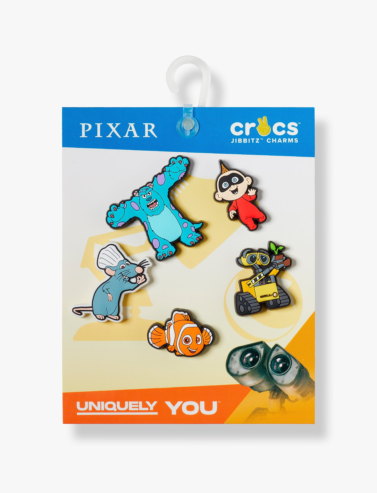 Crocs Jibbitz Disneys Pixar - מארז 5 ג'יביטים קרוקס