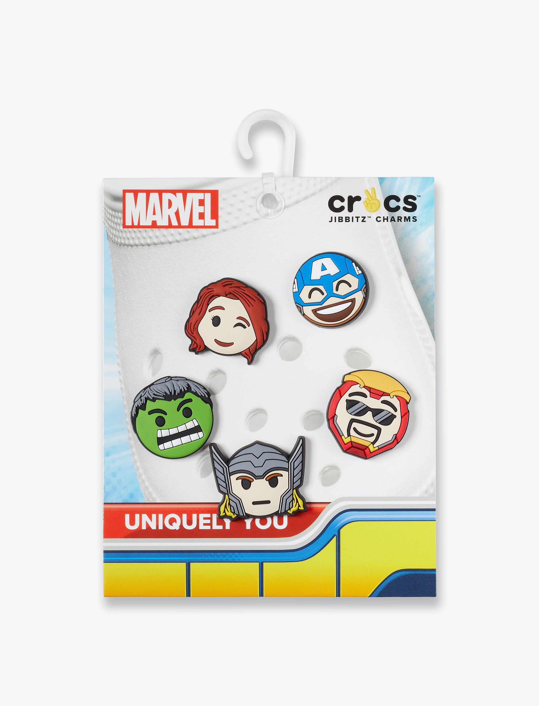 Crocs Avengers Emojis -  מארז 5 ג'יביטים קרוקס