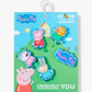 Crocs Jibbitz Peppa Pig  - מארז 5 ג'יביטים קרוקס