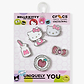 Crocs Jibbitz Hello Kitty Frnds Elevtd - מארז 5 ג'יביטים קרוקס
