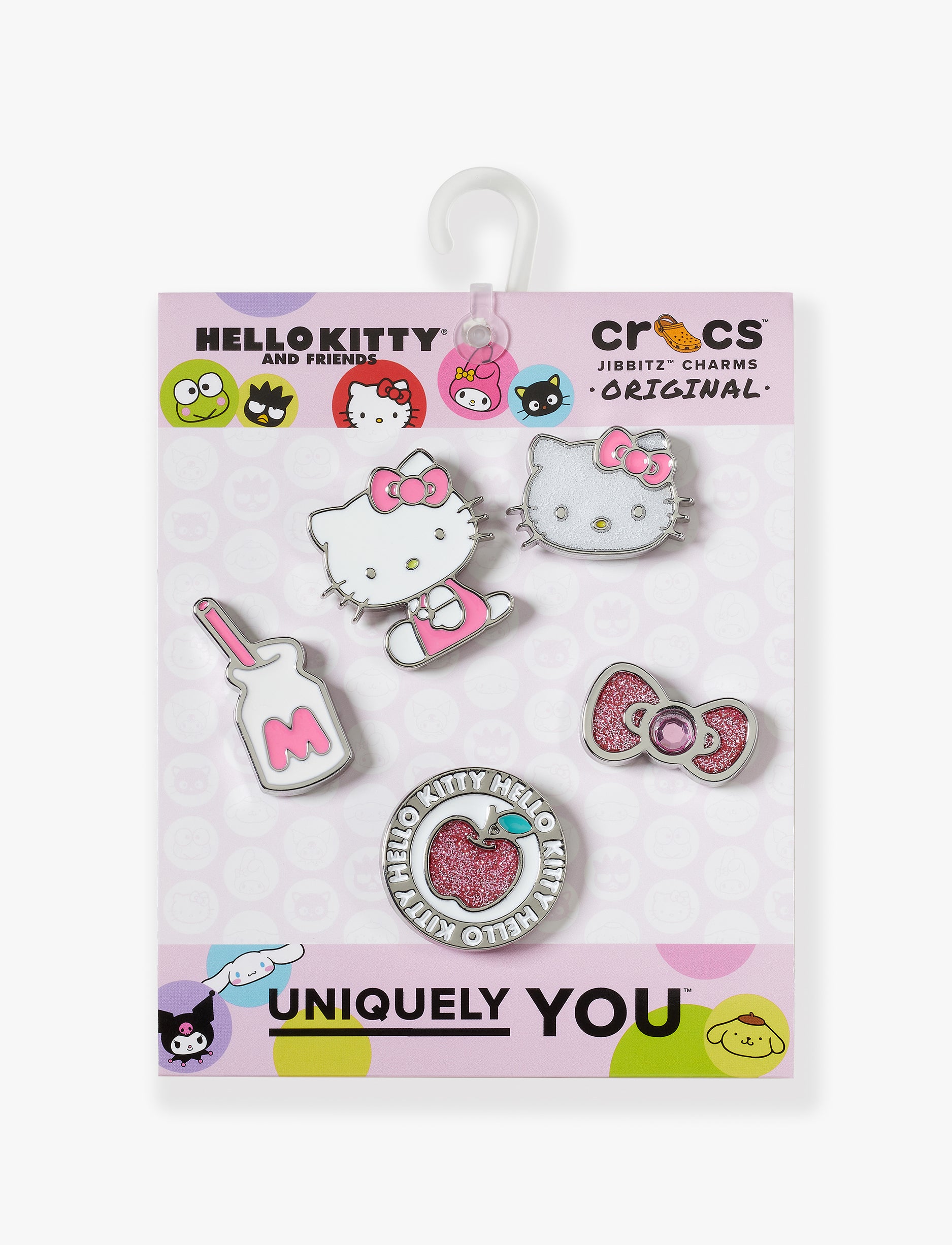 Crocs Jibbitz Hello Kitty Frnds Elevtd - מארז 5 ג'יביטים קרוקס
