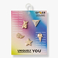 Crocs Jibbitz charms Gold Icons - מארז 5 ג'יביטים קרוקס