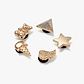 Crocs Jibbitz charms Gold Icons - מארז 5 ג'יביטים קרוקס
