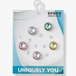 Crocs Jibbitz Gold and Gem  - מארז 5 ג'יביטים קרוקס