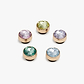 Crocs Jibbitz Gold and Gem  - מארז 5 ג'יביטים קרוקס