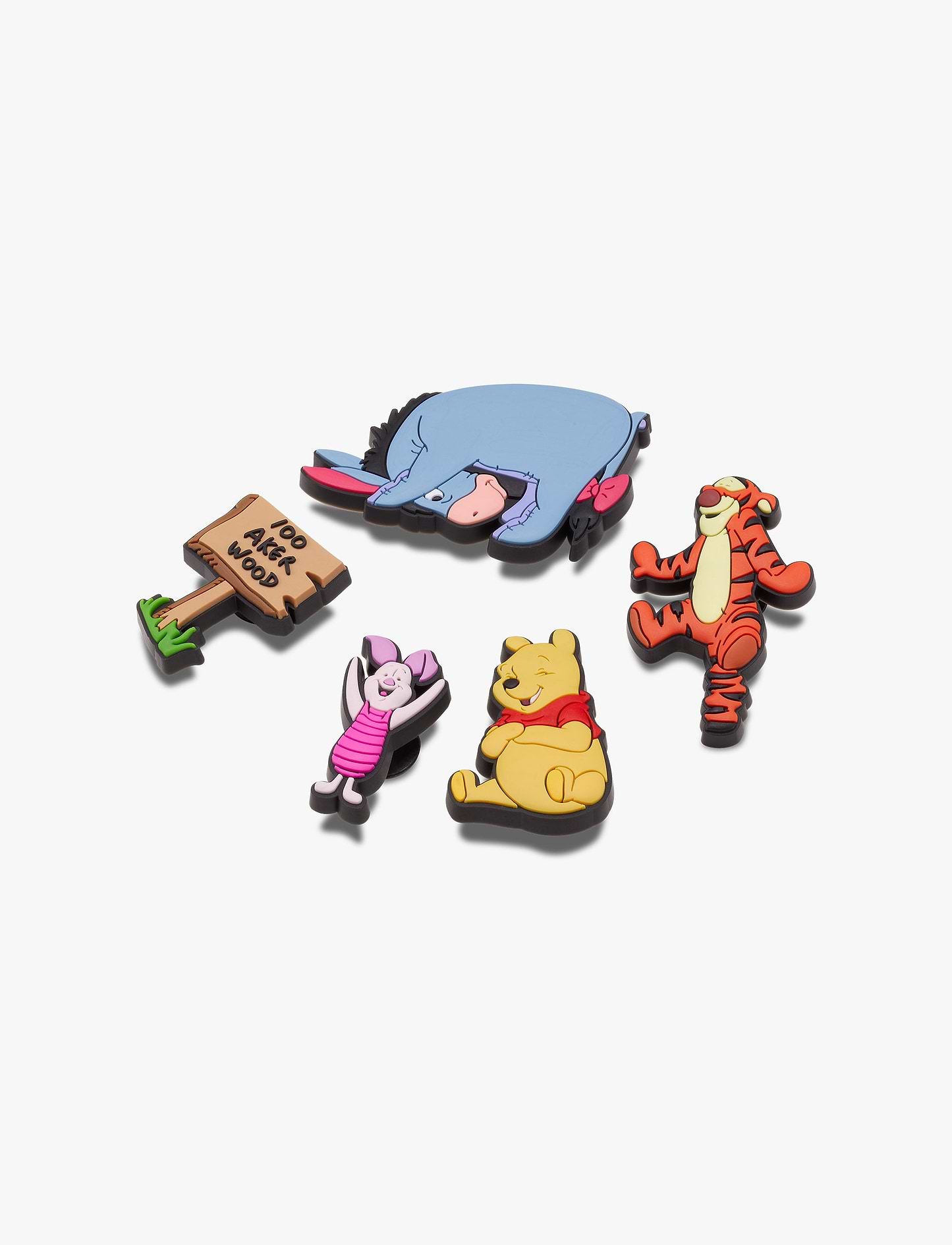 Crocs Jibbitz charms WinnieThe Pooh - מארז 5 ג'יביטים קרוקס